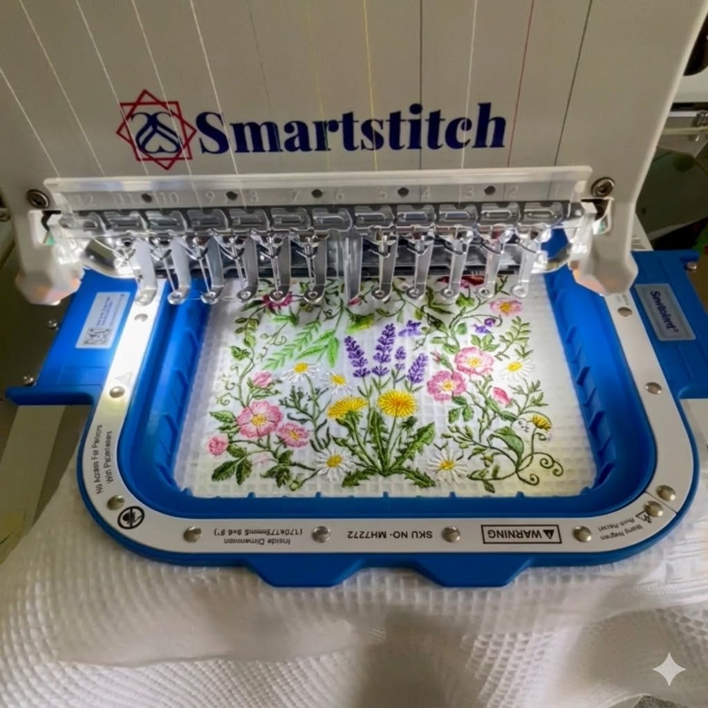 Embroidery Zone - Промышленная вышивальная машина Smartstitch S1001 S1201