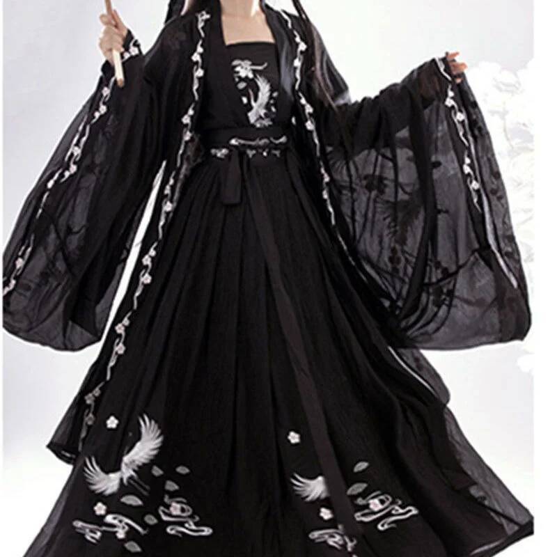 Embroidery Skirt - Китайская древняя женская рубашка Hanfu с