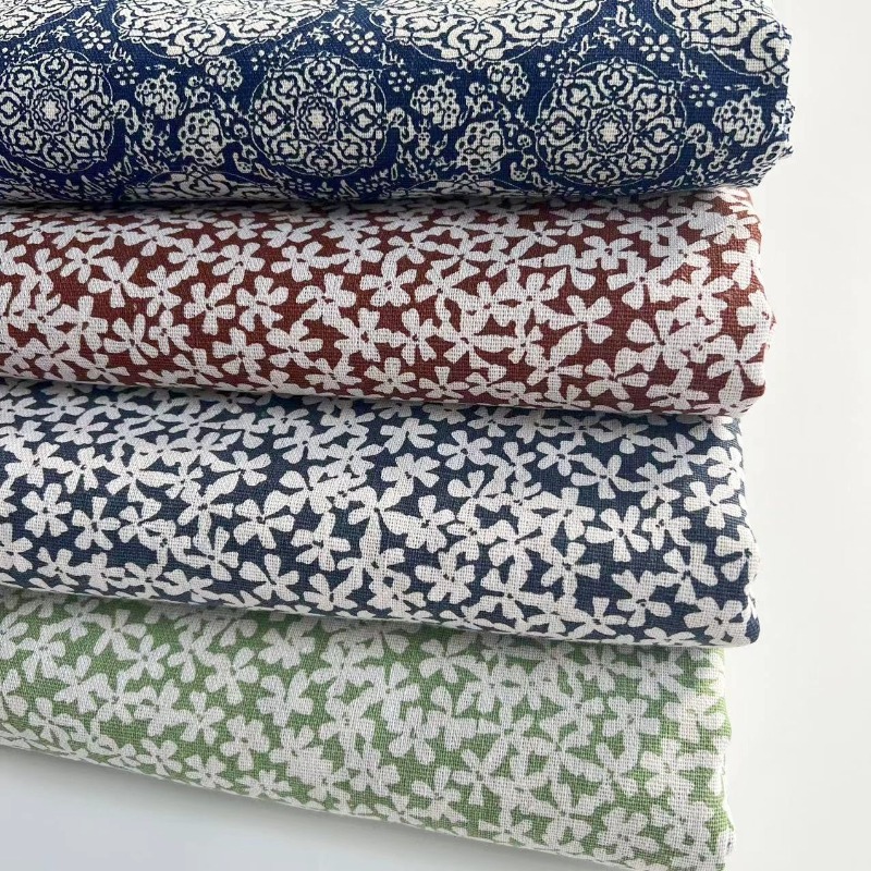 Linen Fabric Natural - 150x50 см Ретро стиль Этническая ветровка