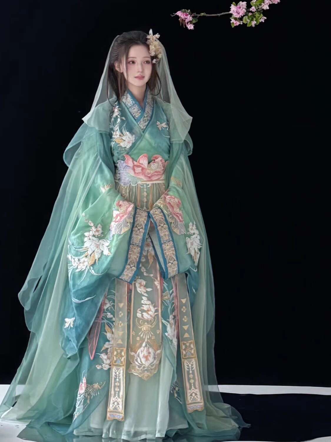Embroidery Skirt - Новый Fiesta Carnival Хэллоуин Косплей Hanfu