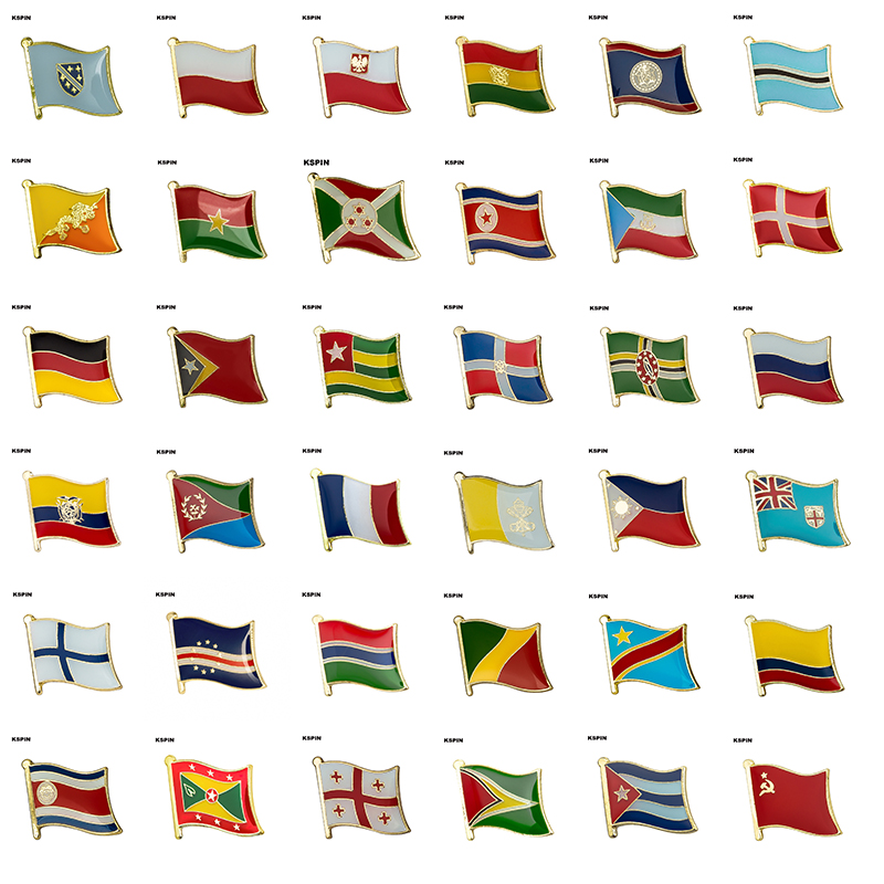 Embroidery Australia - Флаг на лацкане, значок, брошь, Босния,