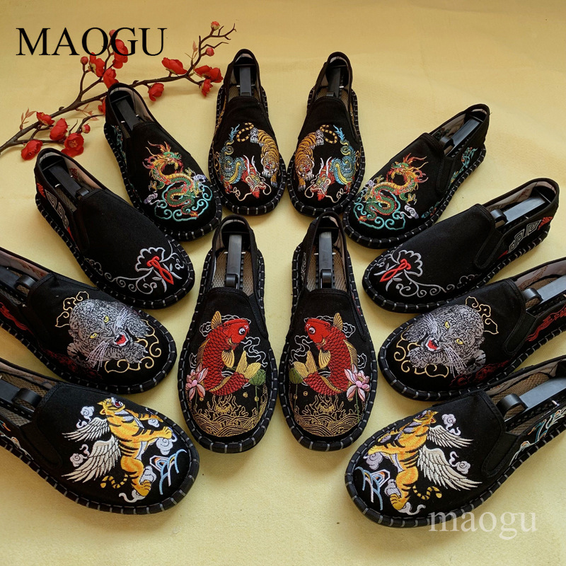 Embroidery Shoes - Унисекс-лоферы в китайском стиле с вышивкой,