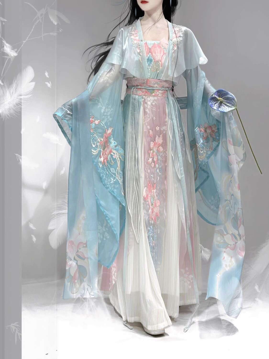 Embroidery Skirt - Новый Hanfu Wei Jinfeng, тяжелая промышленность,