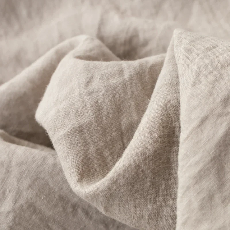 Чистая льняная ткань, камень,  – обзор и цена Linen Fabric Natural