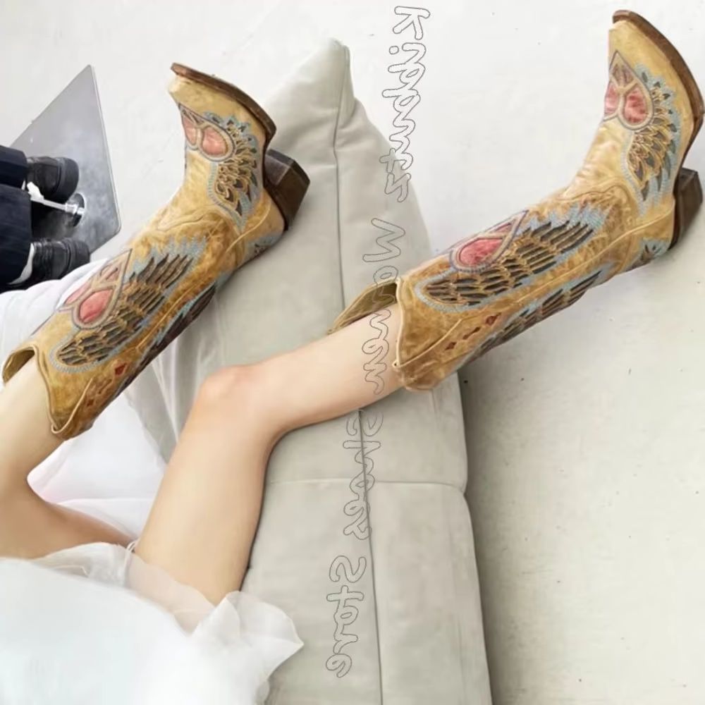 Ковбойские сапоги в стиле вест – обзор и цена Embroidery Shoes