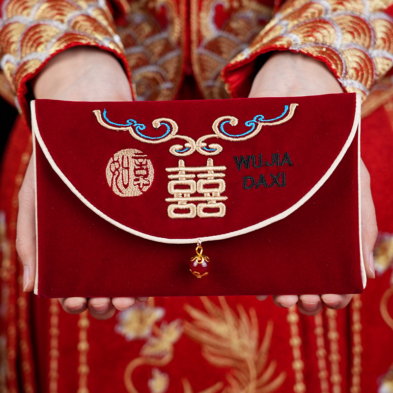 1 шт. Новогодний красный конве – обзор и цена Embroidery Wedding