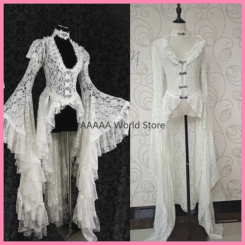 Готическое белое кружевное пла – обзор и цена Embroidery White