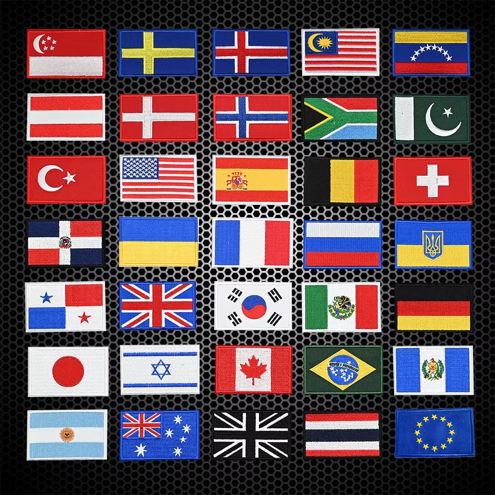 Вышитые нашивки-флаги США, Вел – обзор и цена Embroidery Australia