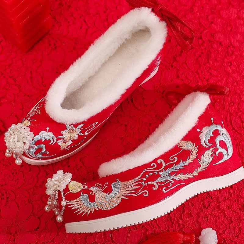 Зимняя обувь Hanfu, женская об – обзор и цена Embroidery Shoes