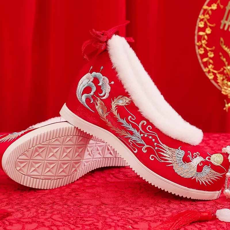 Зимняя обувь Hanfu, женская об – обзор и цена Embroidery Shoes