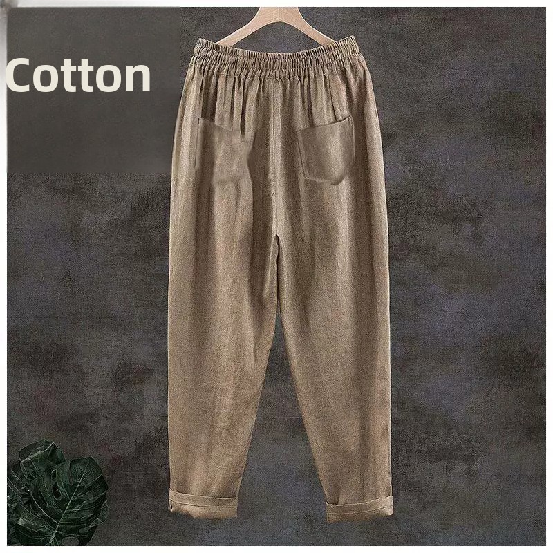 Мужские повседневные брюки из  – обзор и цена Linen Fabric Natural