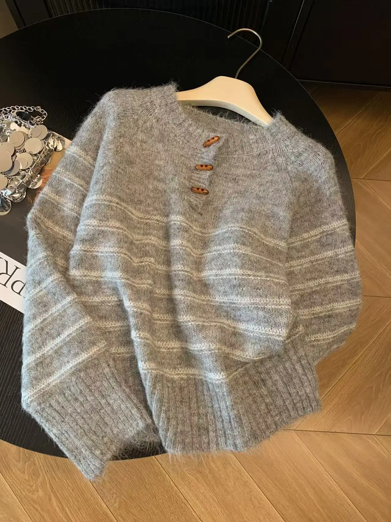 Женский полосатый свитер из ше – обзор и цена Embroidery Fashion