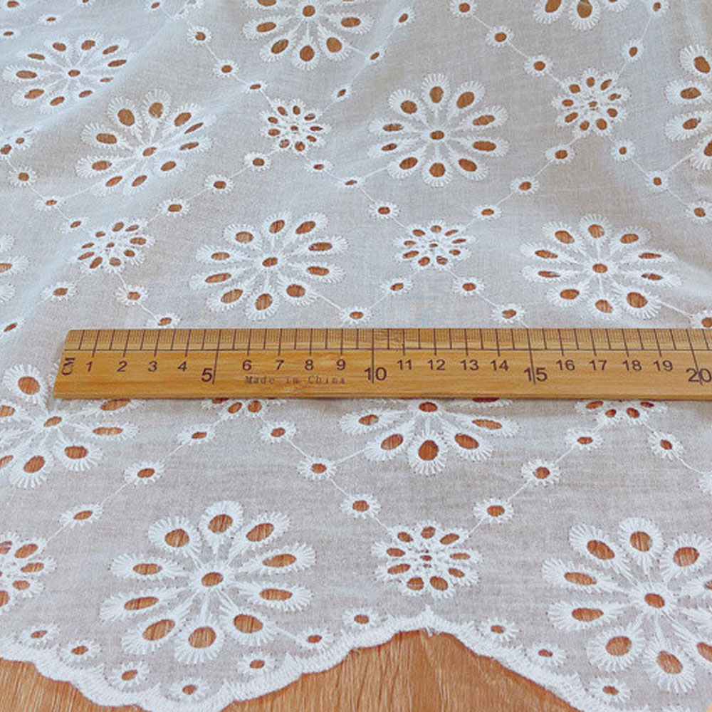 Мягкая тонкая белая вышитая хл – обзор и цена Linen Fabric Natural