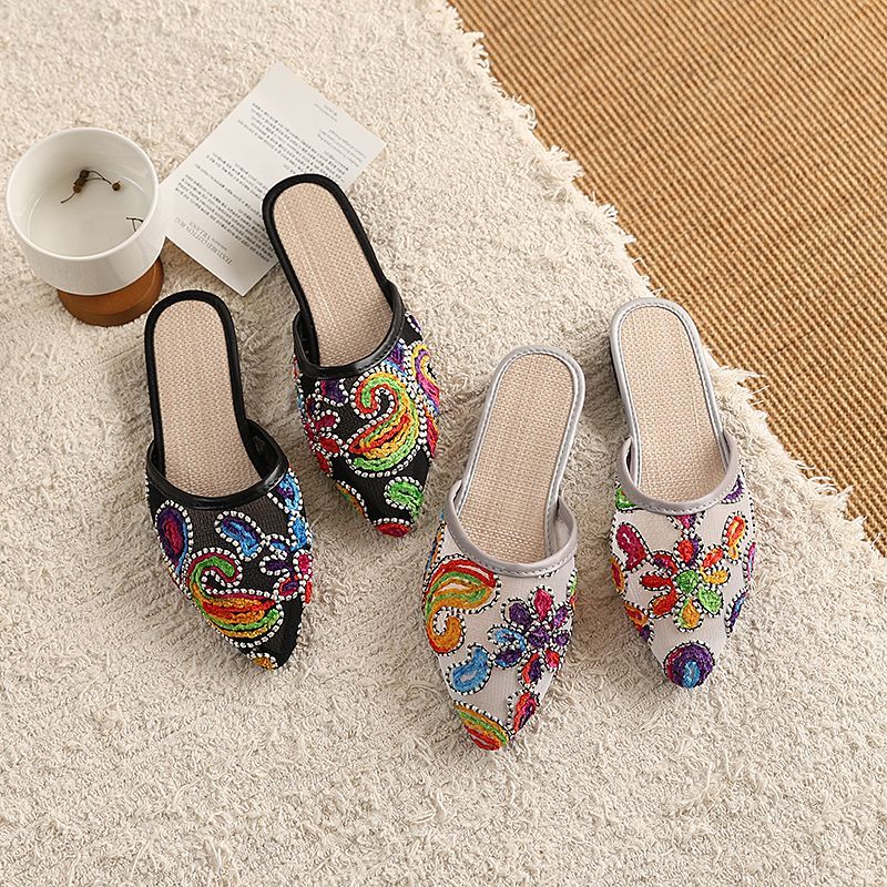 Традиционные женские вышитые т – обзор и цена Embroidery Shoes