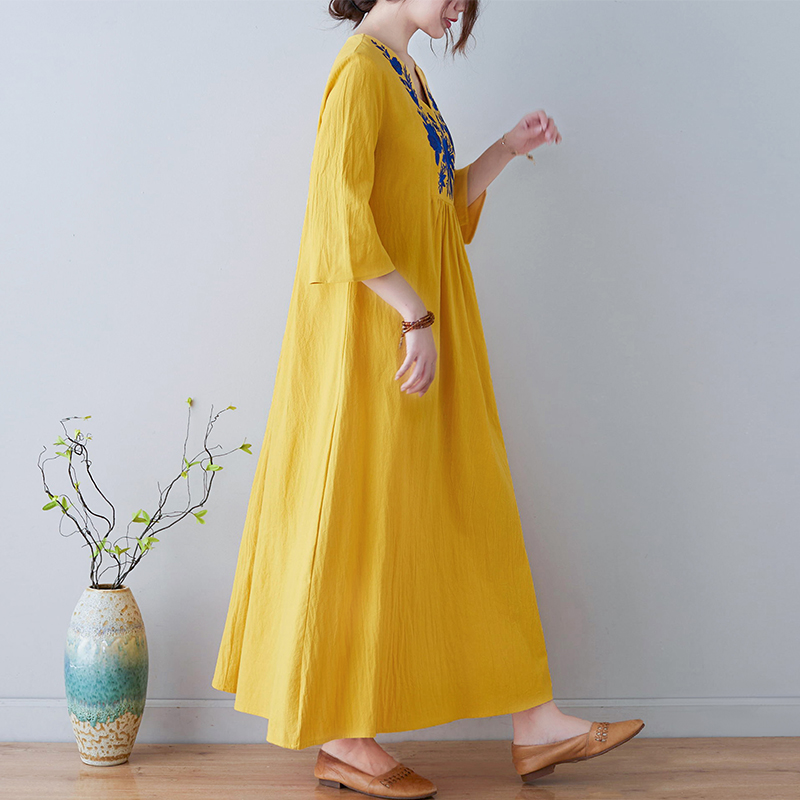 Новое женское летнее платье в  – обзор и цена Embroidery Skirt