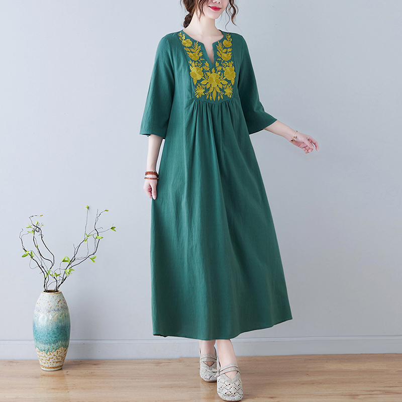Новое женское летнее платье в  – обзор и цена Embroidery Skirt