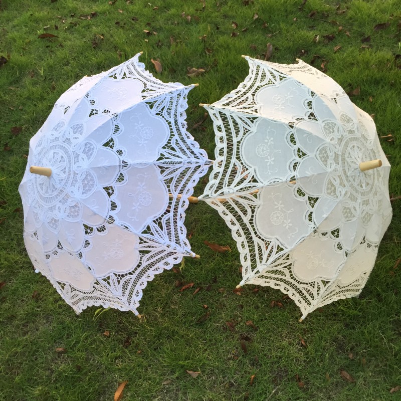 Зонтик для невесты, Винтажный  – обзор и цена Embroidery Wedding