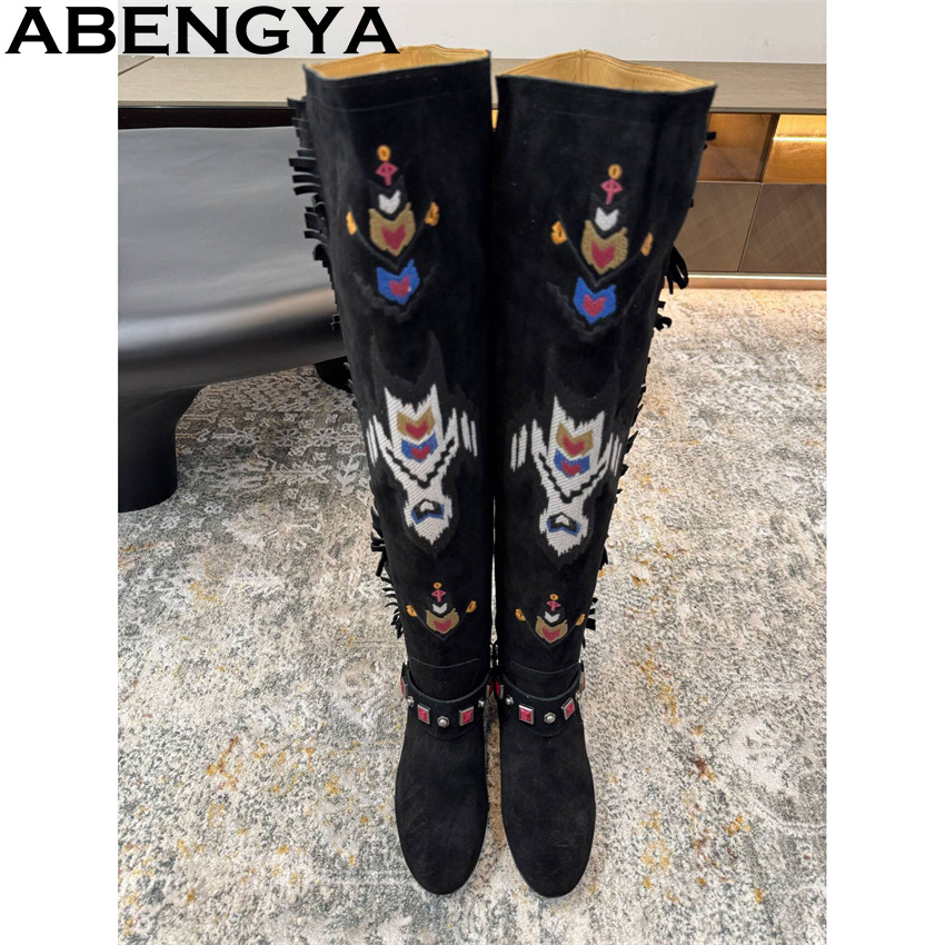 ABENGYA/2026, новые зимние сап – обзор и цена Embroidery On Leather
