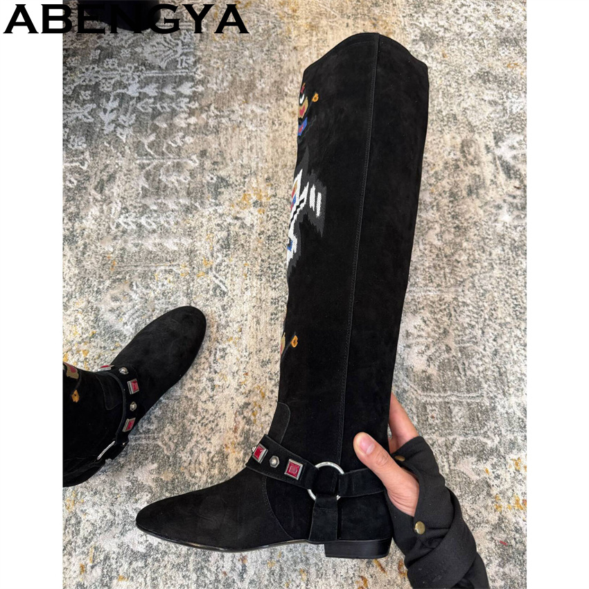 ABENGYA/2026, новые зимние сап – обзор и цена Embroidery On Leather