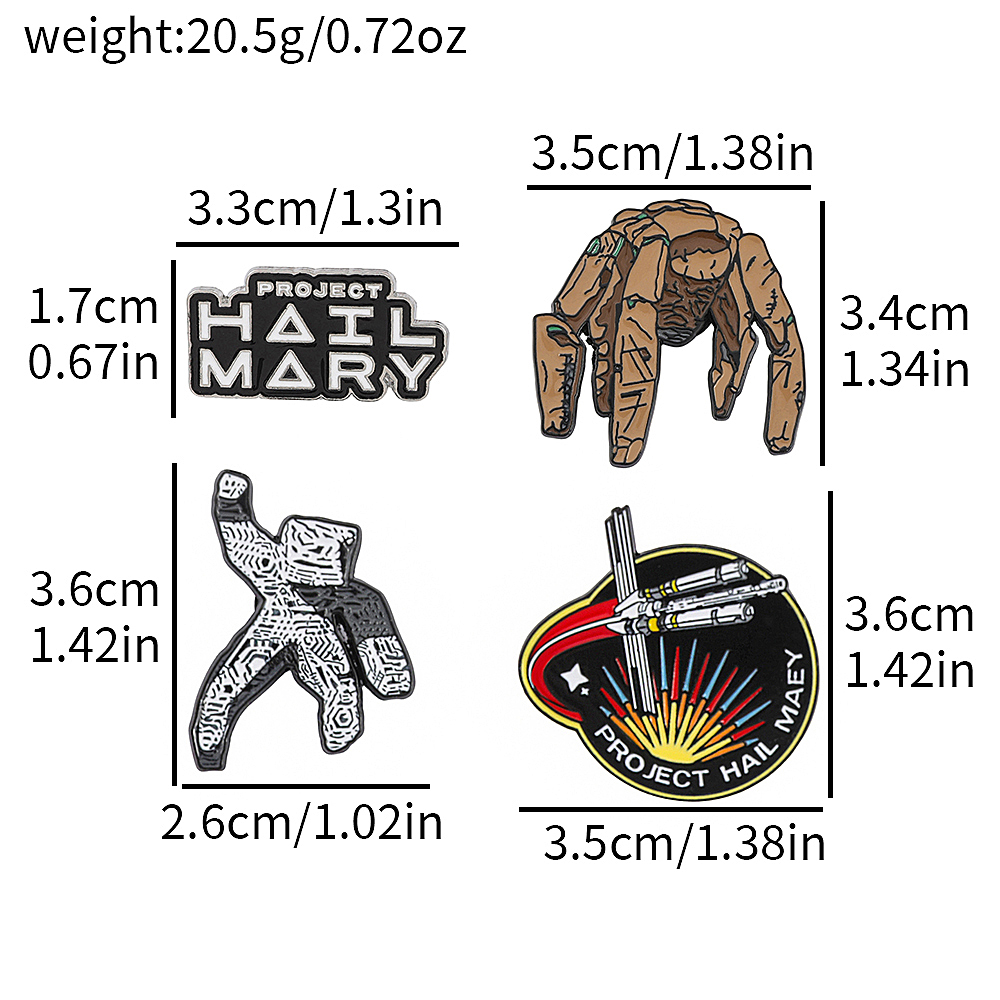 Набор из 4 эмалевых значков в  – обзор и цена Embroidery Outfit