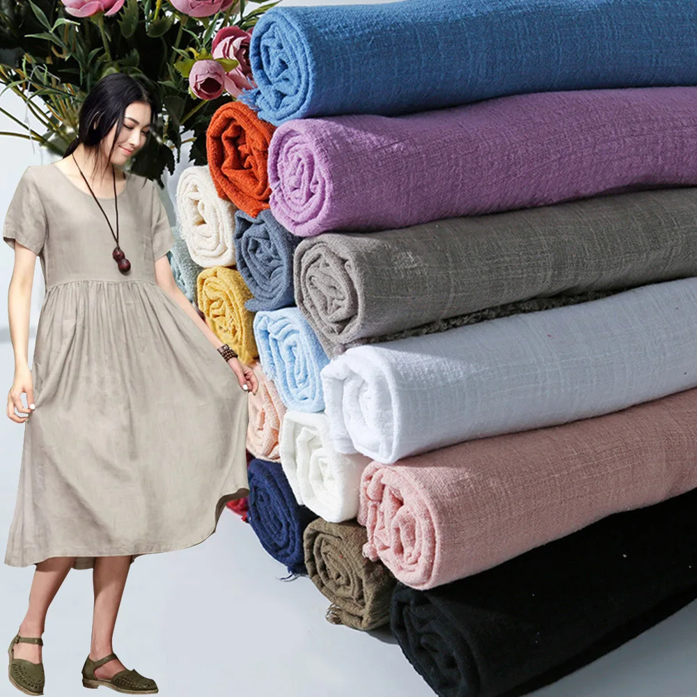 Мягкая хлопковая ткань из орга – обзор и цена Linen Fabric Natural