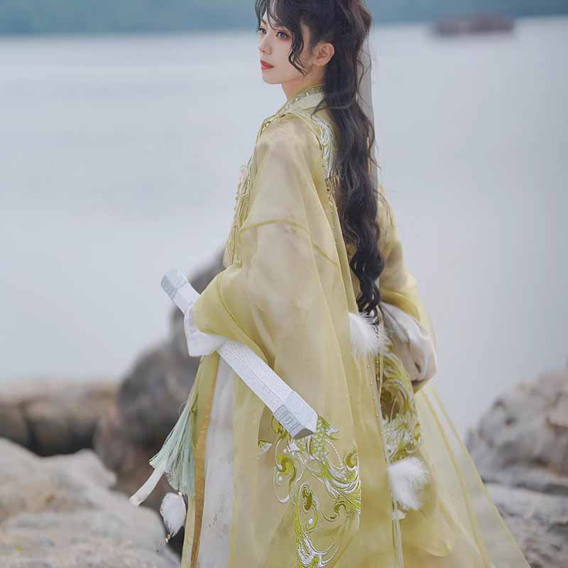 Костюм Ханьфу для мужчин в сти – обзор и цена Embroidery Outfit