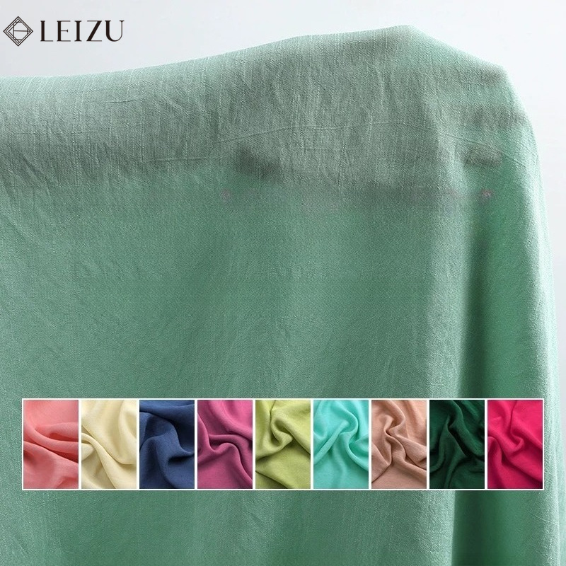 Однотонная хлопково-льняная тк – обзор и цена Linen Fabric Natural