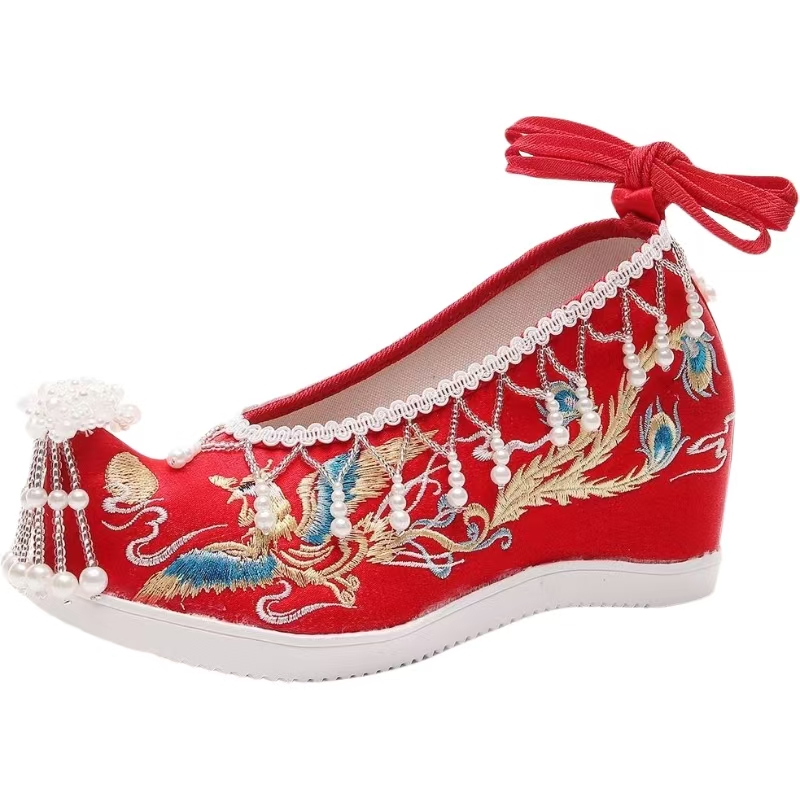 Женские новые красные свадебны – обзор и цена Embroidery Wedding