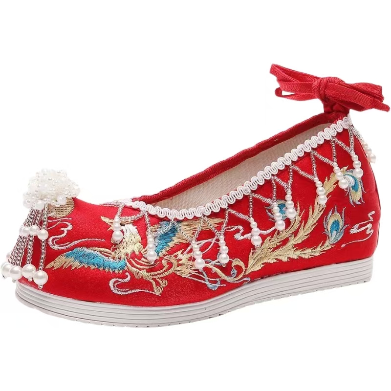 Женские новые красные свадебны – обзор и цена Embroidery Wedding