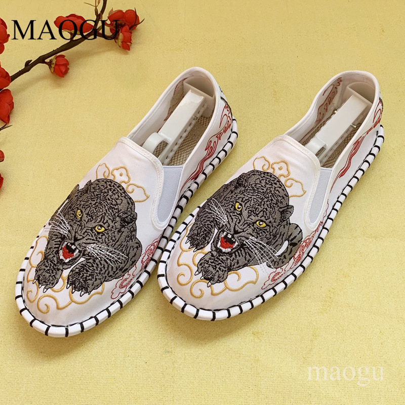 Унисекс-лоферы в китайском сти – обзор и цена Embroidery Shoes
