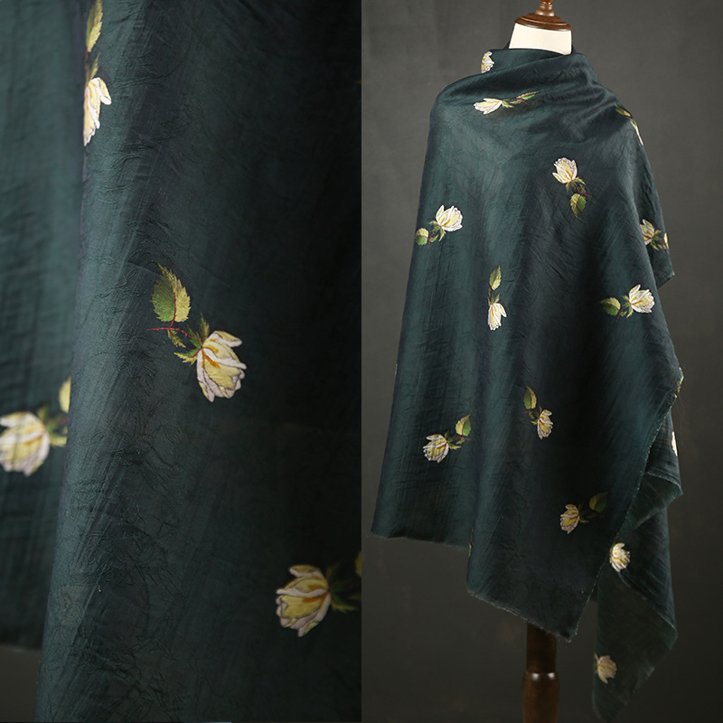 Шелковая жаккардовая ткань с в – обзор и цена Linen Fabric Natural