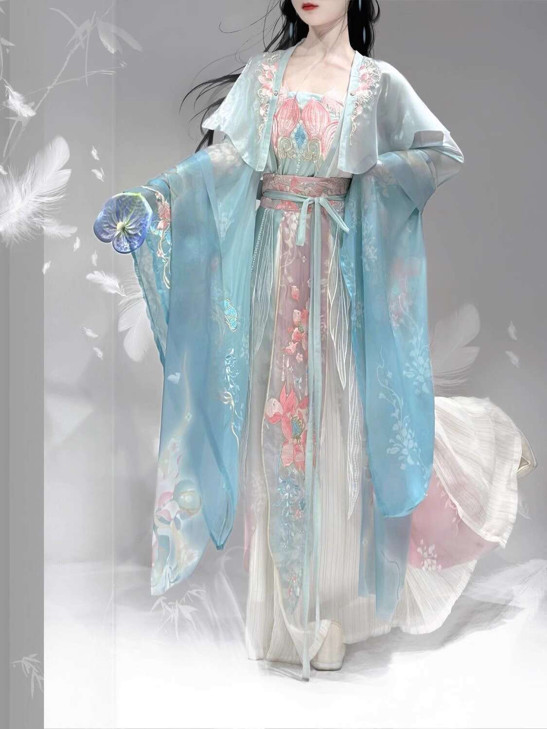 Новый Hanfu Wei Jinfeng, тяжел – обзор и цена Embroidery Skirt